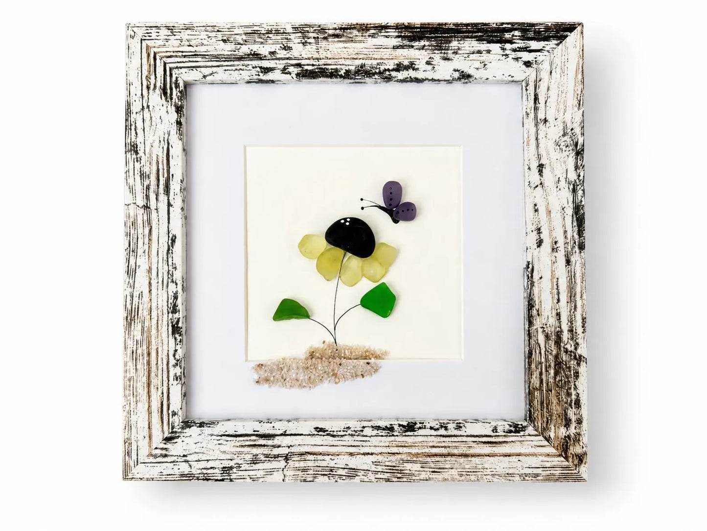 Yellow Flower and Butterfly - Friendship Gift