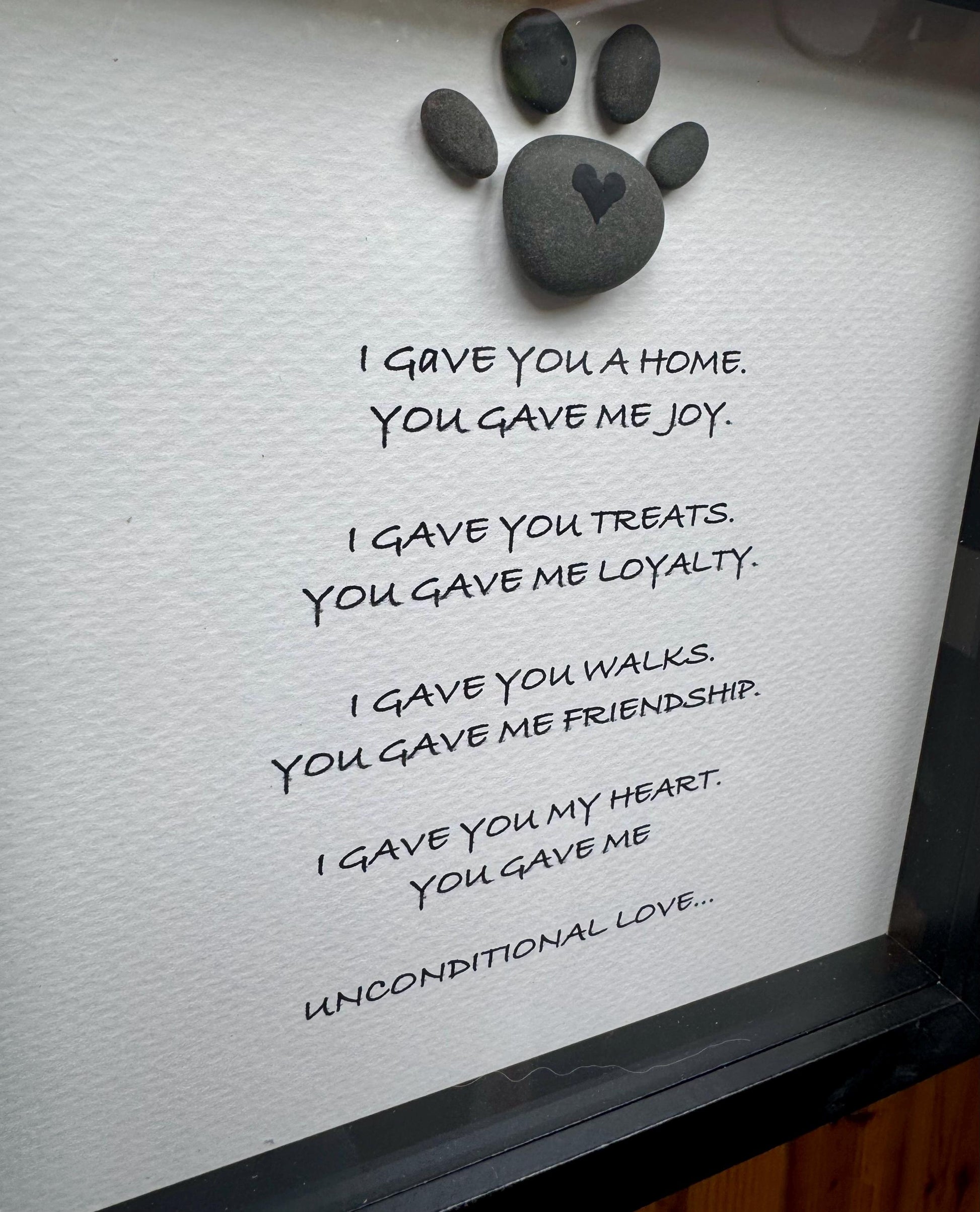 Loss of Dog Gift • Dog Sympathy Gift • Pet Memorial Art • Dog Memorial Gift • In Memory of Dog • Bereavement Gift
